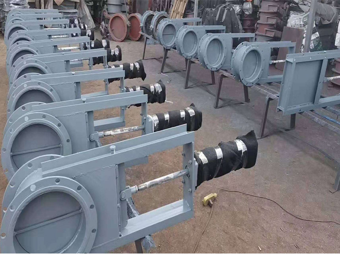 氣動圓形插板閥