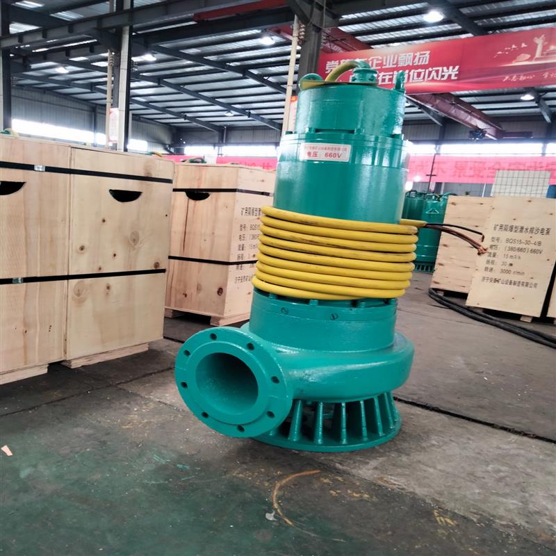 BQS30-36-7.5kw礦用隔爆型排污排沙潛水電泵礦山井下防爆排水設備