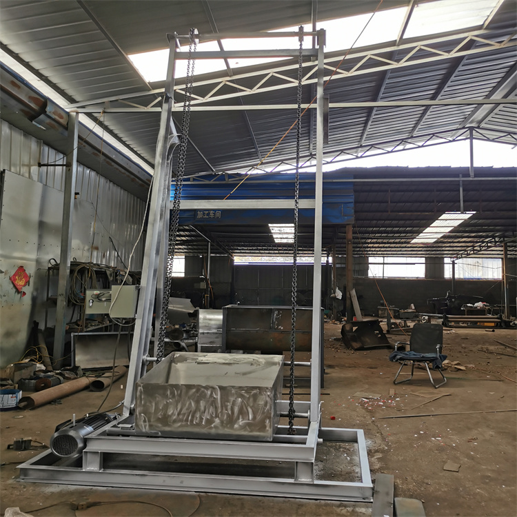 小型不銹鋼單斗提升機 自動卸料翻斗提料機