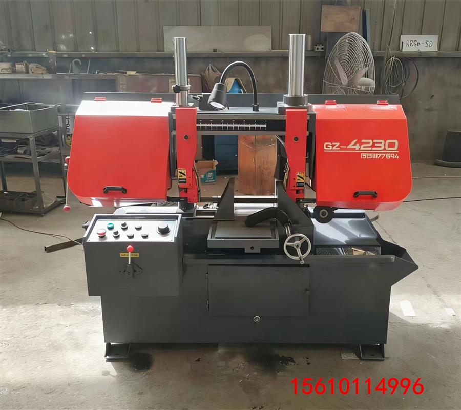 GZ-4230鋸床小型金屬臥式帶鋸床半自動雙立柱H鋼切割機