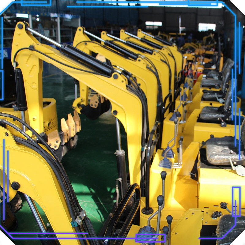 農田改造-多功能微型挖掘機