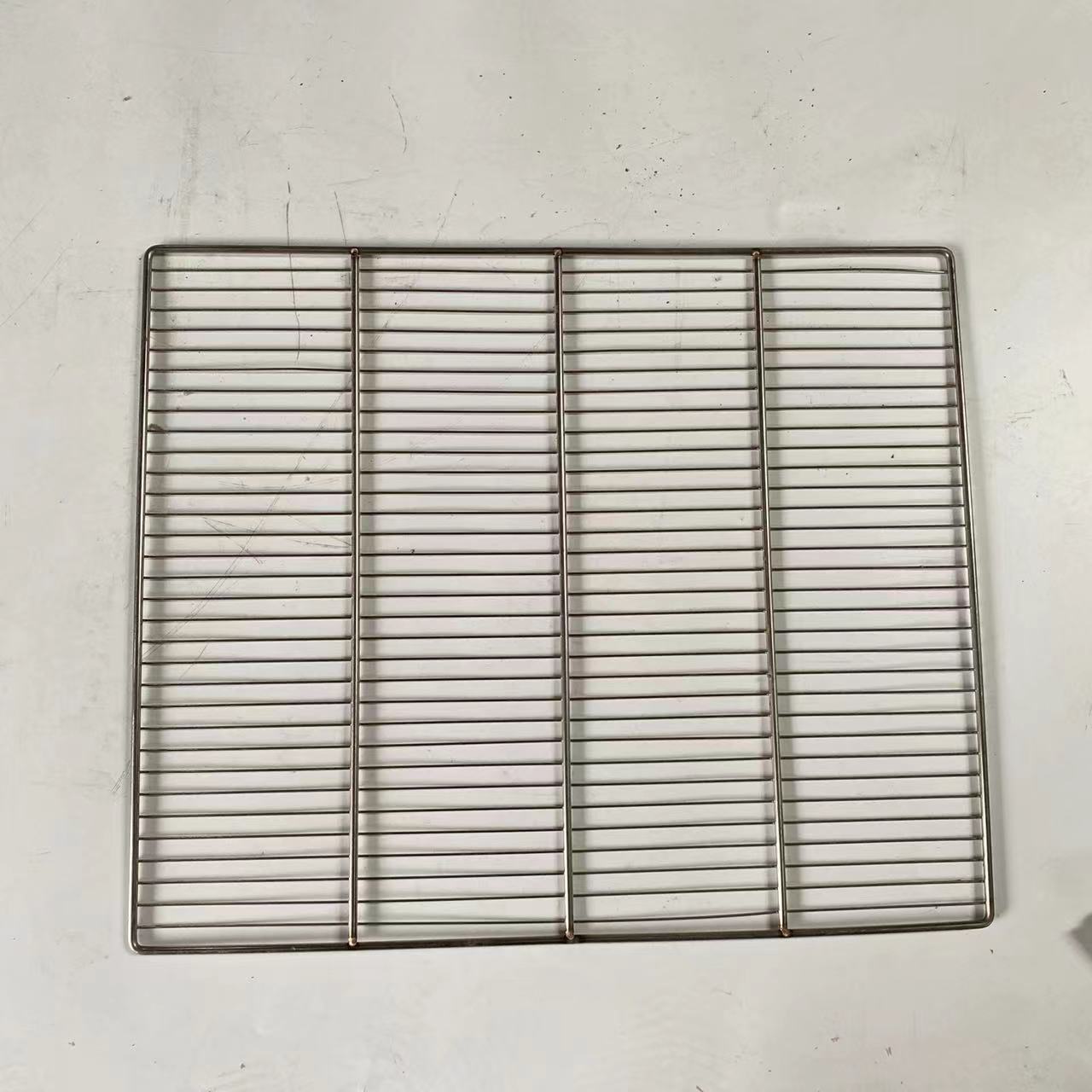 不銹鋼烘干晾曬網長方形燒烤網 烤箱網片烘培面包晾網